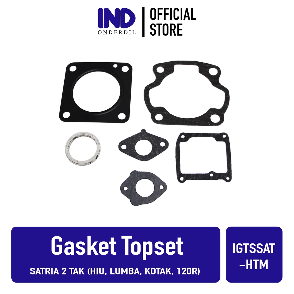 Gasket-Packing-Paking Top-Set-Topset Hitam Satria 2 Tak Hiu-Lumba-120 R