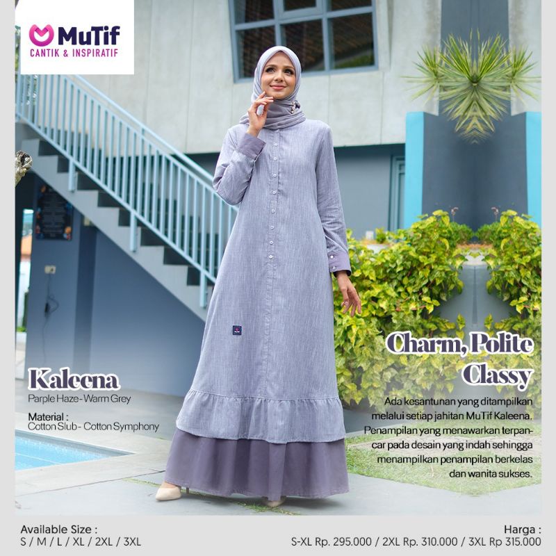 Gamis Kaleena Mutif