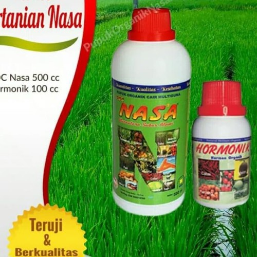 [COD] Paket Pupuk Poc Nasa + Hormonik / Paket Pertanian Organik Nasa Untuk Tanaman Cabe/ (Nasa+ Hrn)
