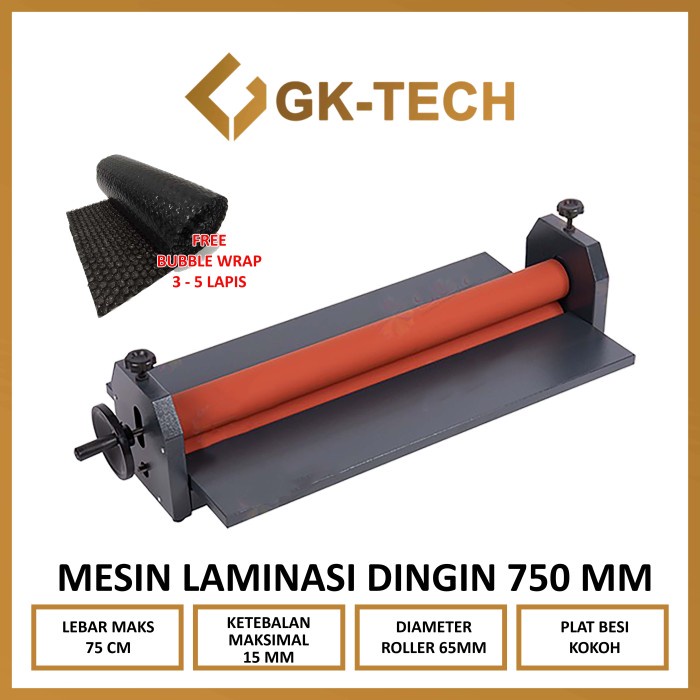 MESIN LAMINATING DINGIN 750MM / LAMINASI DINGIN 750MM