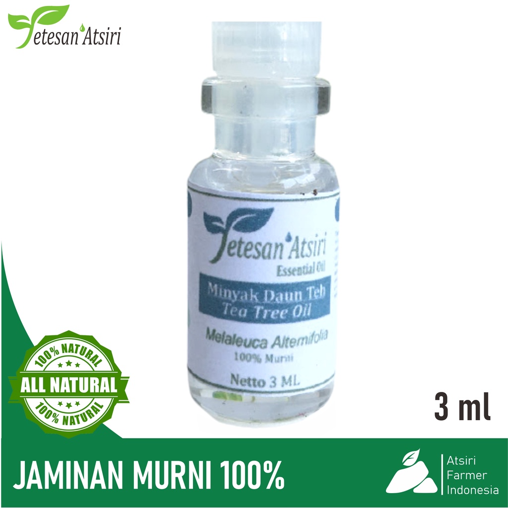 3ml minyak atsiri daun teh murni tea tree pure essential oil aromatherapy aromaterapi diffuser humidifier oil tanpa campuran