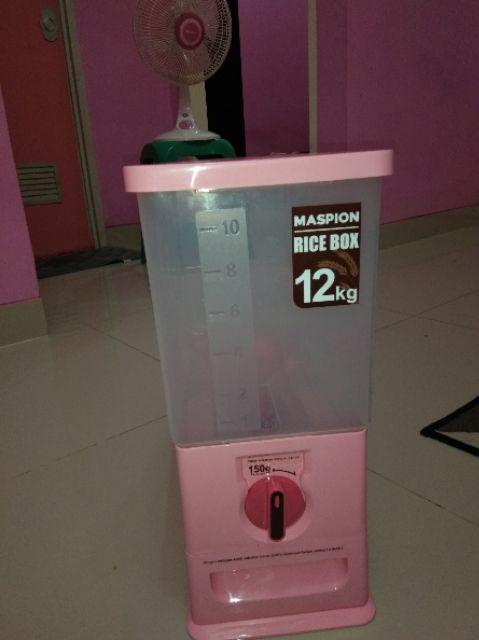 Rice Box Maspion 12kg Wadah Beras Tempat Beras