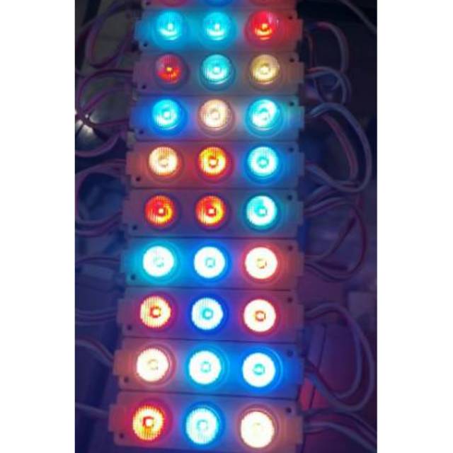 LED 3 mata RGB red green blue 12V 24V 3 Watt