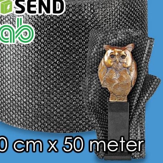 

♫ BUBBLE WRAP HITAM 40cm x 50m Buble Wrapping Pack Eceran Murah Black ♝