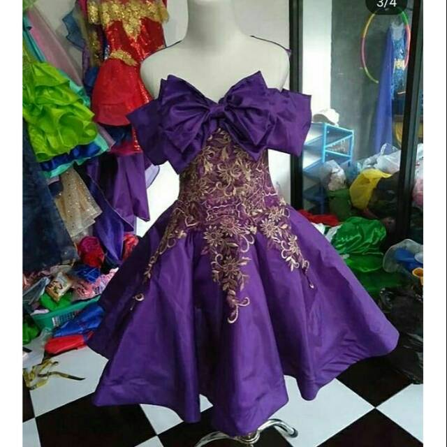 Dress pita brukat
