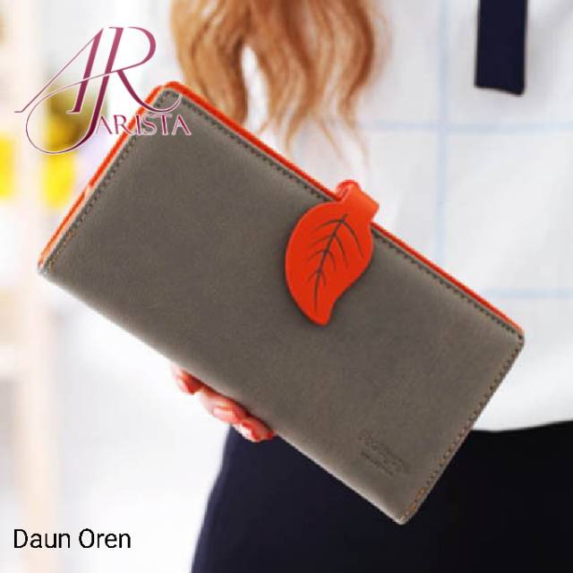 DOMPET DAUN - Dompet Panjang wanita