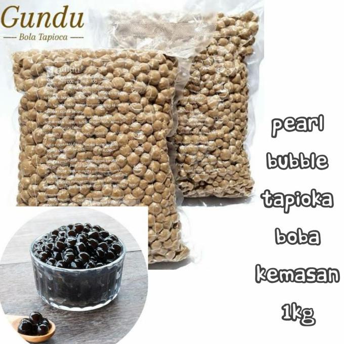 

Cuci Gudang Awal Tahun pearl bubble mutiara tapioka boba topping gundu 1kg Cuci Gudang Awal Tahun