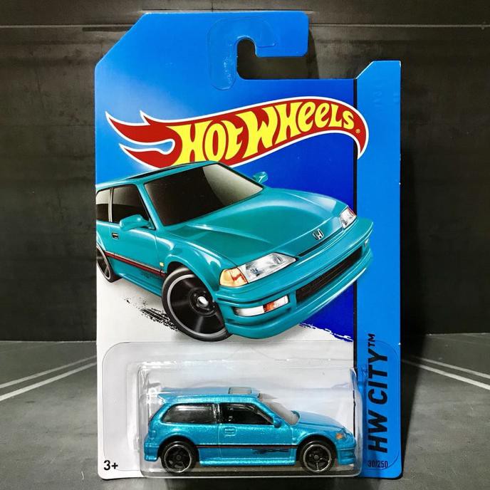 Hot Wheels 1990 Honda Civic Ef Blue - Termurah 