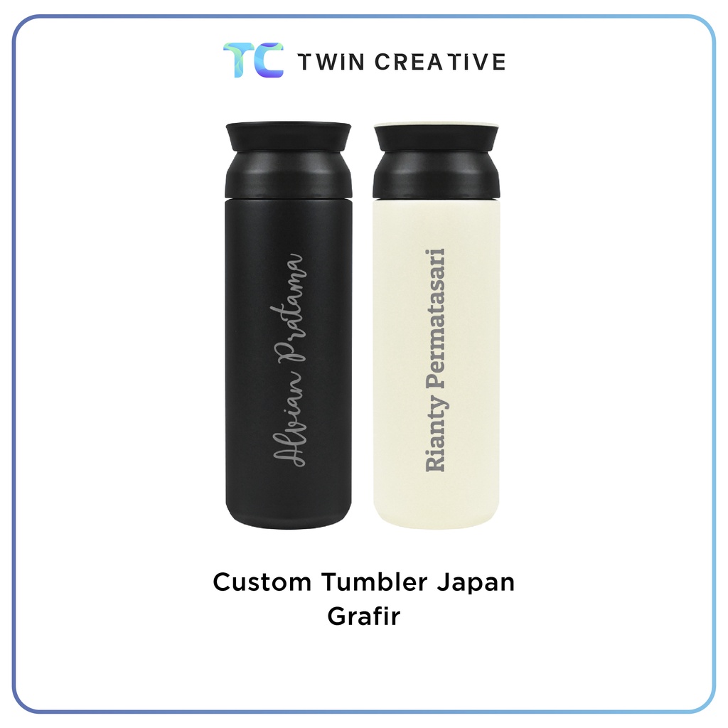 Jual Tumbler Termos Stainless Japan 500ml Botol Minum Custom Grafir Japan Grafir Shopee 2327