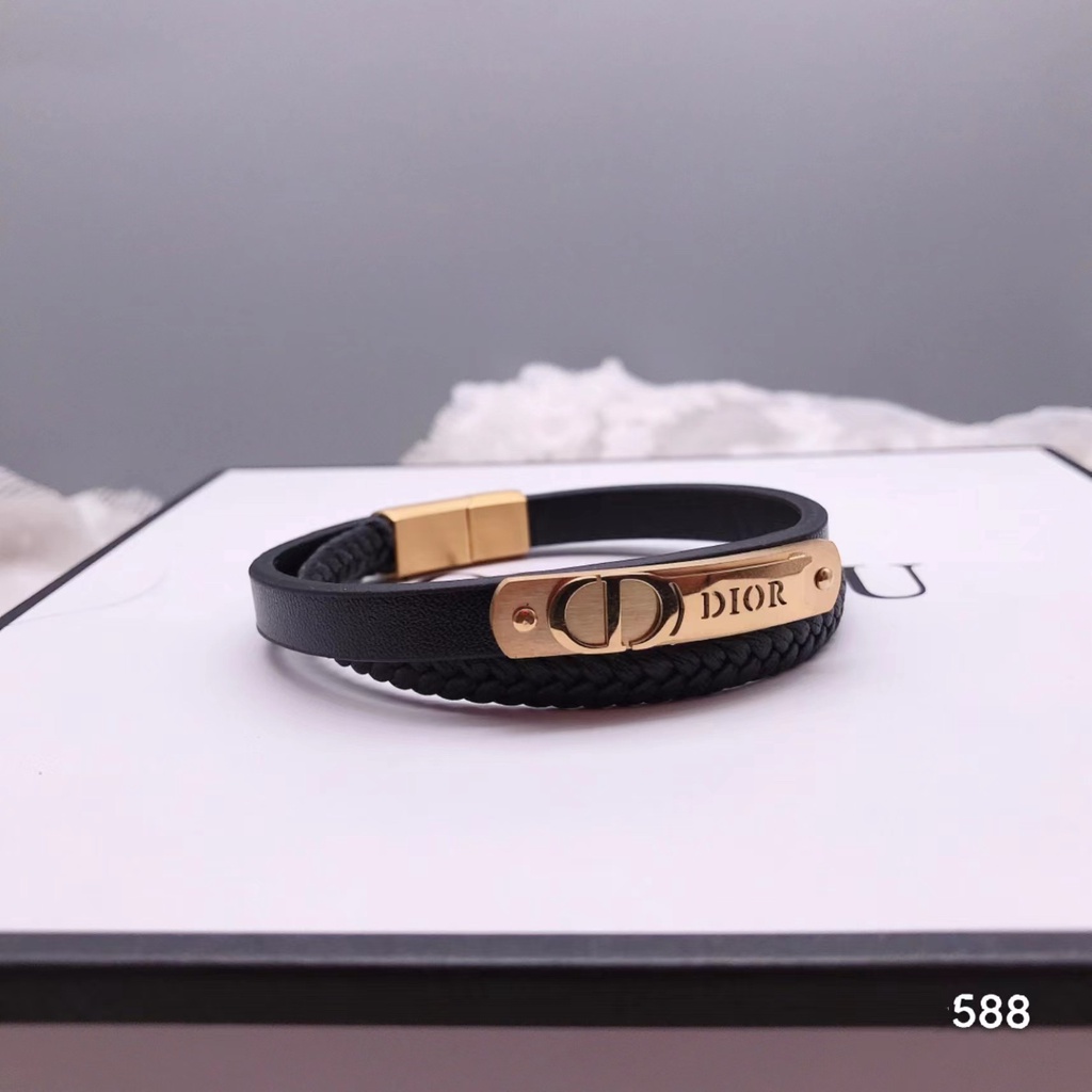 Titanium Gelang Kulit Perhiasan Fashion 4010