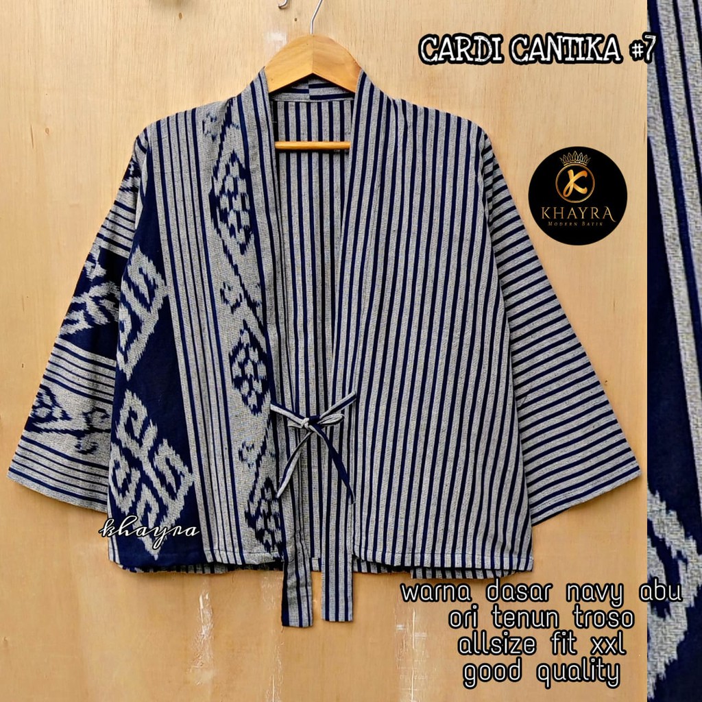 Kimono tenun cantika ori tenun