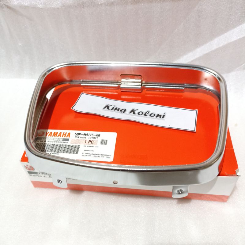 Ring lampu oval rx king new original crom ring reflektor ori rx king