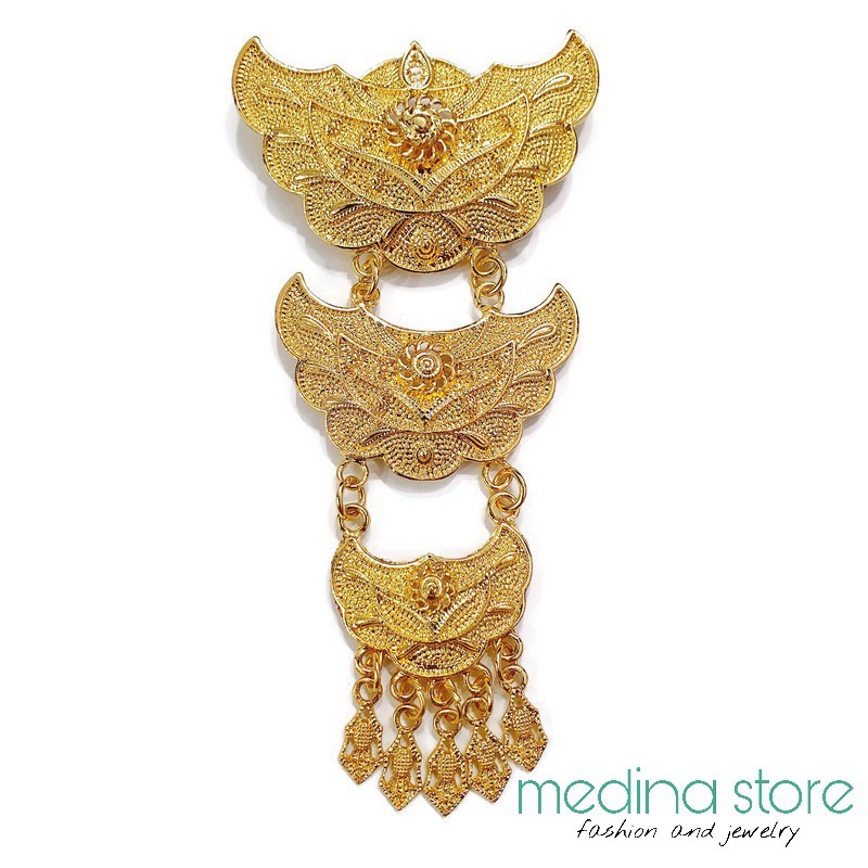 Bros Kebaya/Bros Susun/Bros Kutubaru/Bros Seragam Pesta/Bros Grosir Murah Mewah-B - Gold