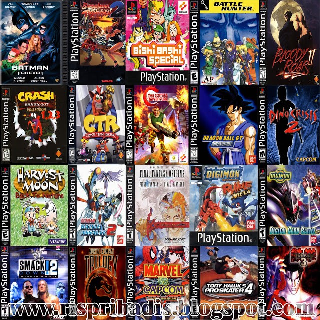 Kaset PS1 Beli 5  Free 1 Bebas Pilih