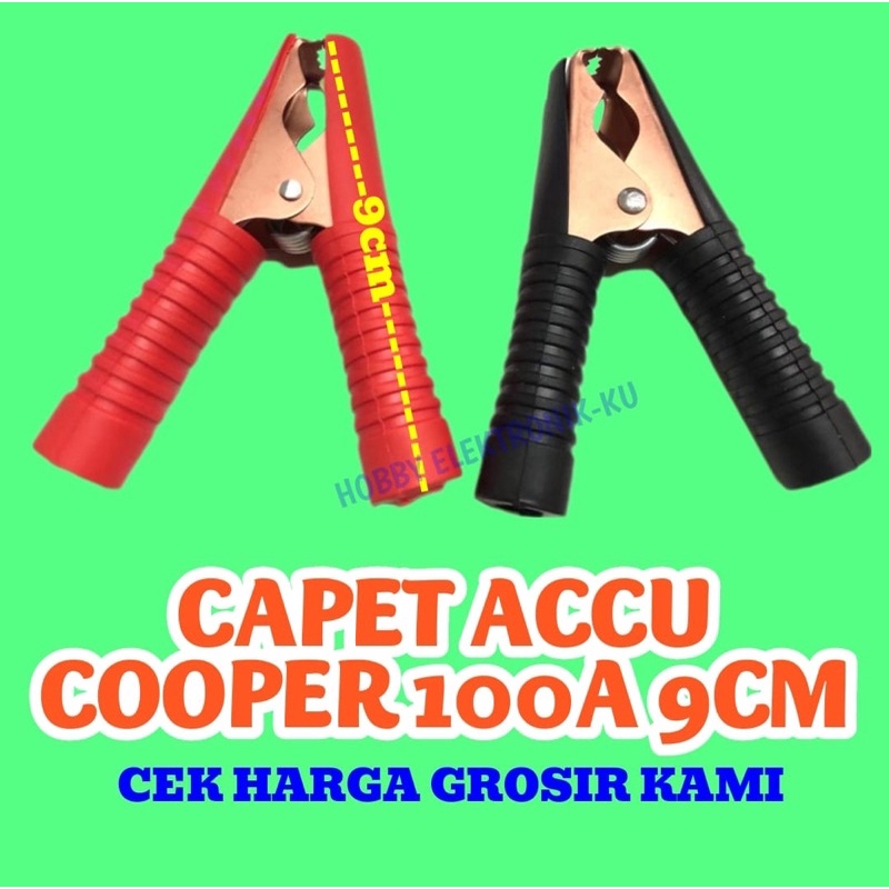 JEPITAN AKI CAPET ACCU COOPER 100A 9CM