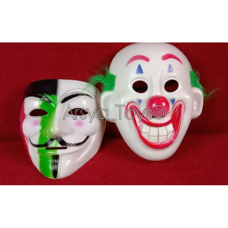 Topeng Joker Anonymus/topeng hacker/topeng jabwockezz motif