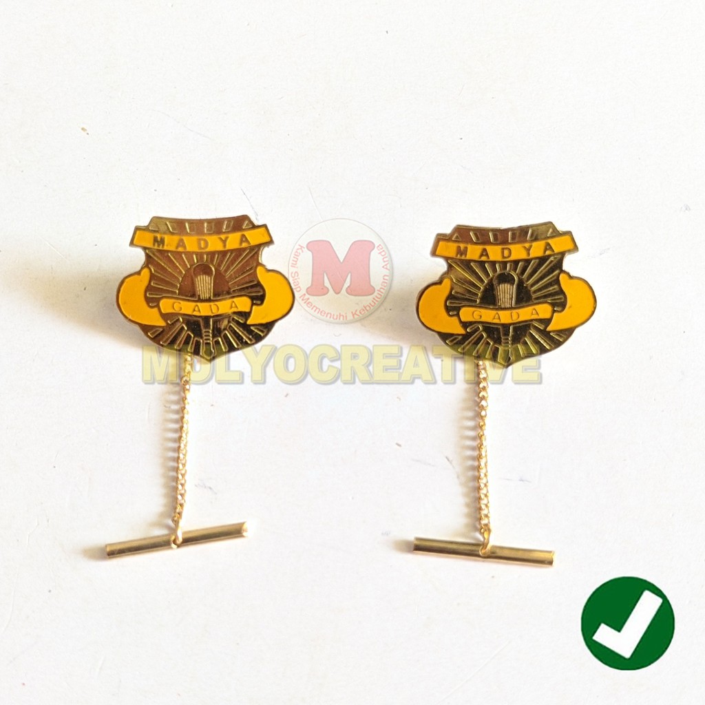 Pin Bros Krah Satpam Pengait Jambu Rantai Pin Kerah Gada Madya