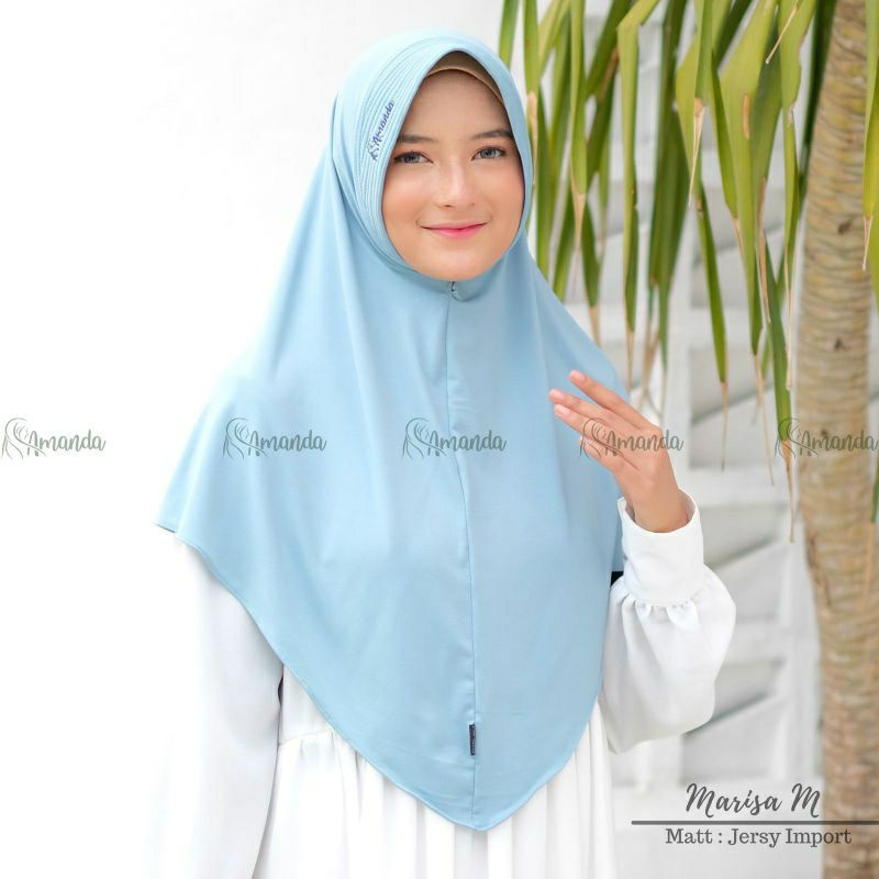 HIJAB AMANDA MARISA/ HIJAB SPORT NUTUP DADA KUALITAS PREMIUM