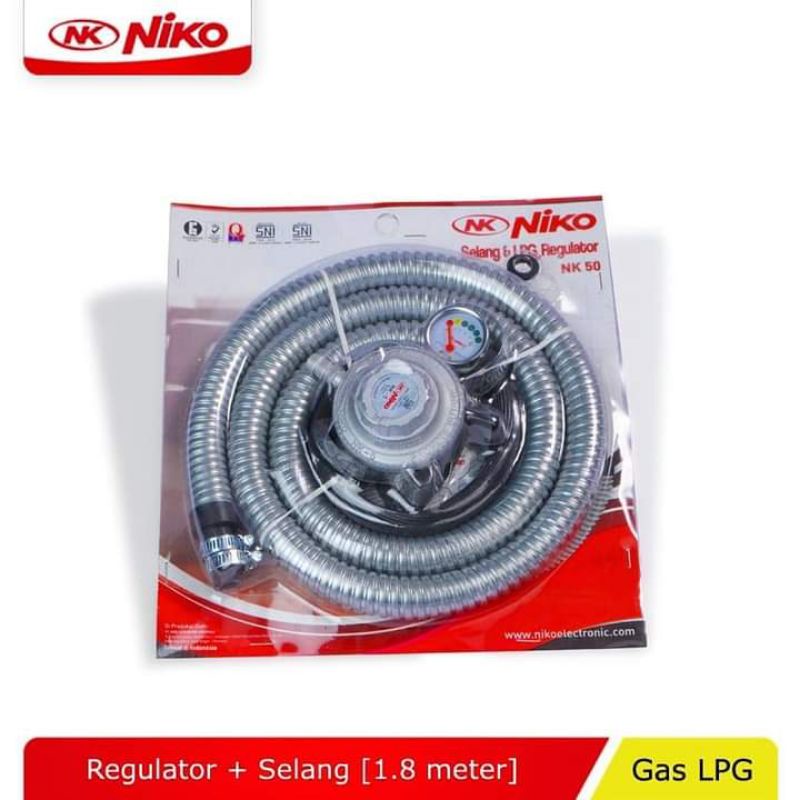 Selang dan Regulator Kompor Gas NIKO NK 50 / NK-50