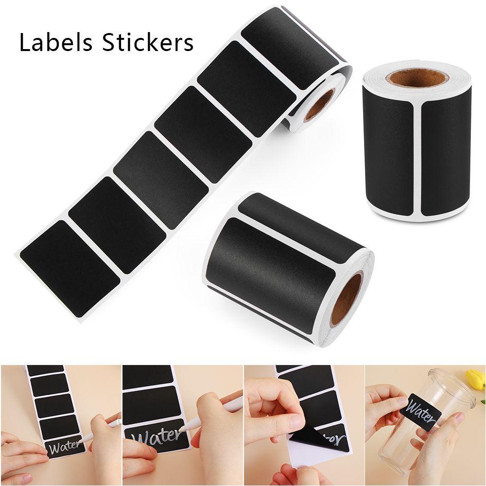 Preva 120pcs /roll Label Stiker Dapur Papan Tulis Bumbu Blackboard Label