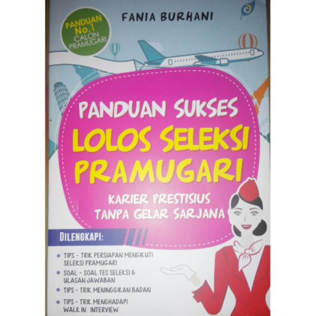 Buku Seleksi Masuk Pramugari Tetlengkap Shopee Indonesia