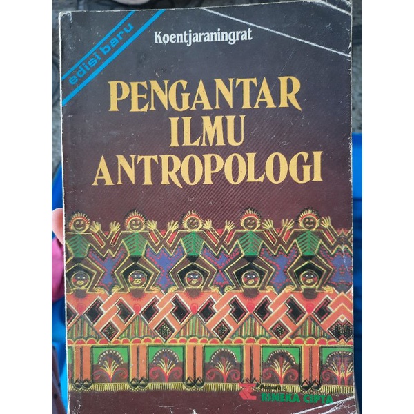 Jual Buku Pengantar Ilmu Antropologi Edisi 2002 Koentjaraningrat