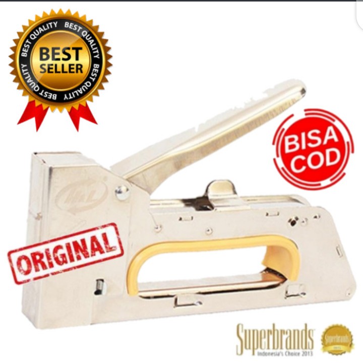 

Stapler Tembak / Cekrekan / Pengokot / Hekter Gun Tacker / Staples Sofa, Stap
