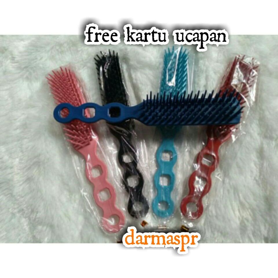 Souvenir Pernikahan Sisir Sikat Kemas Plastik / Hadiah Ulang Tahun / Kado Murah