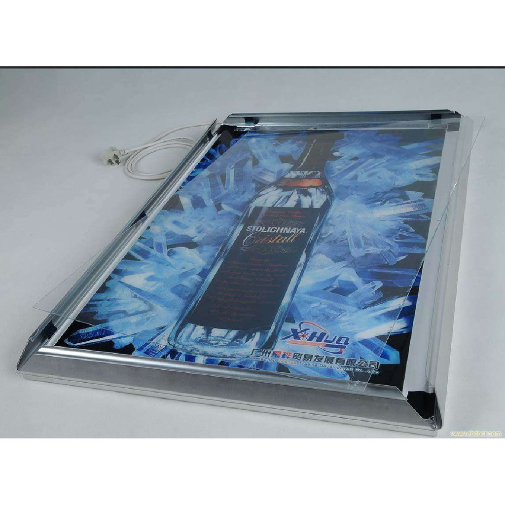 slim light box super tipis led frame menu