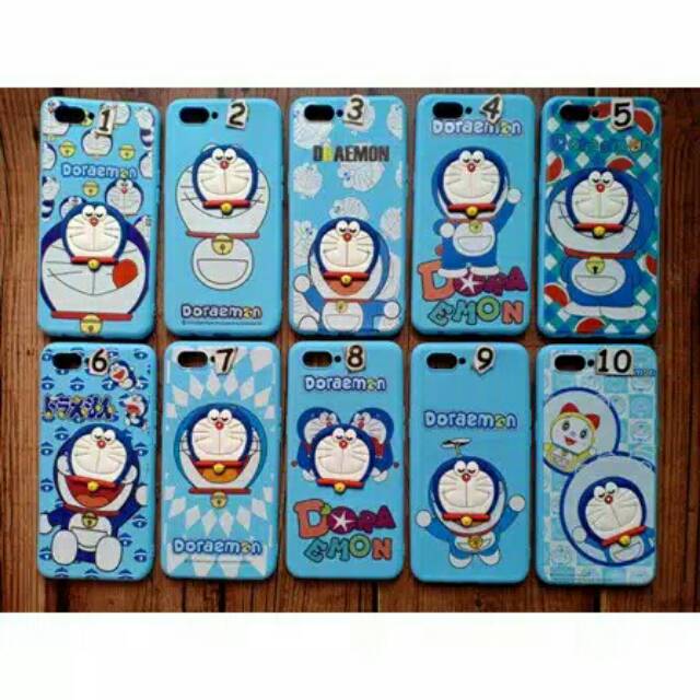 Oppo A3S || Softcase Oppo A3S (A5) || Case oppo A3S || Silikon Doraemon