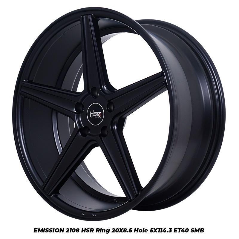 Velg Mobil HSR EMISSION Black Xtrail Vellfire Civic Turbo Camry