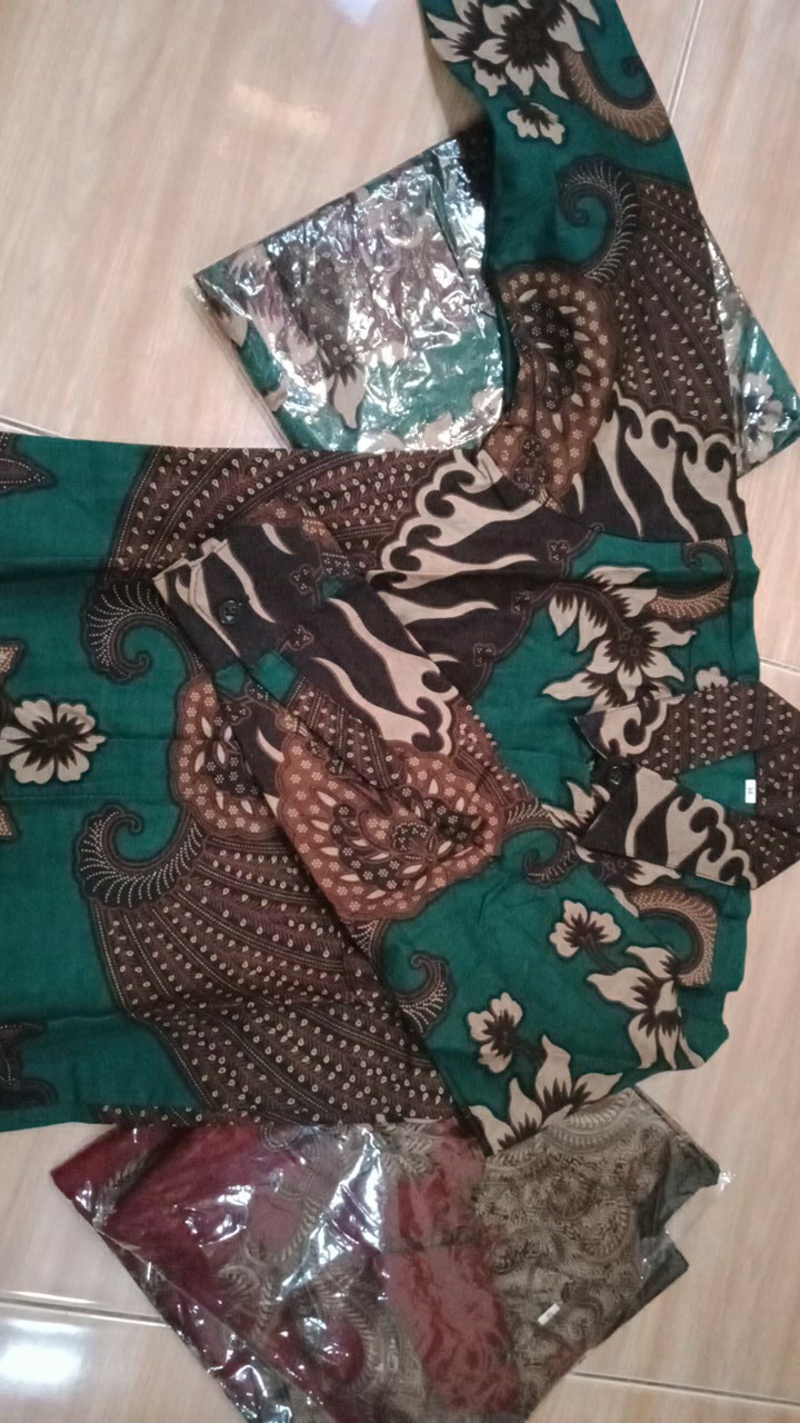 Baju Batik Anak Laki-laki Lengan Panjang Bisa Buat Seragam Sekolah Hari Batik - Harga Grosiran Murah