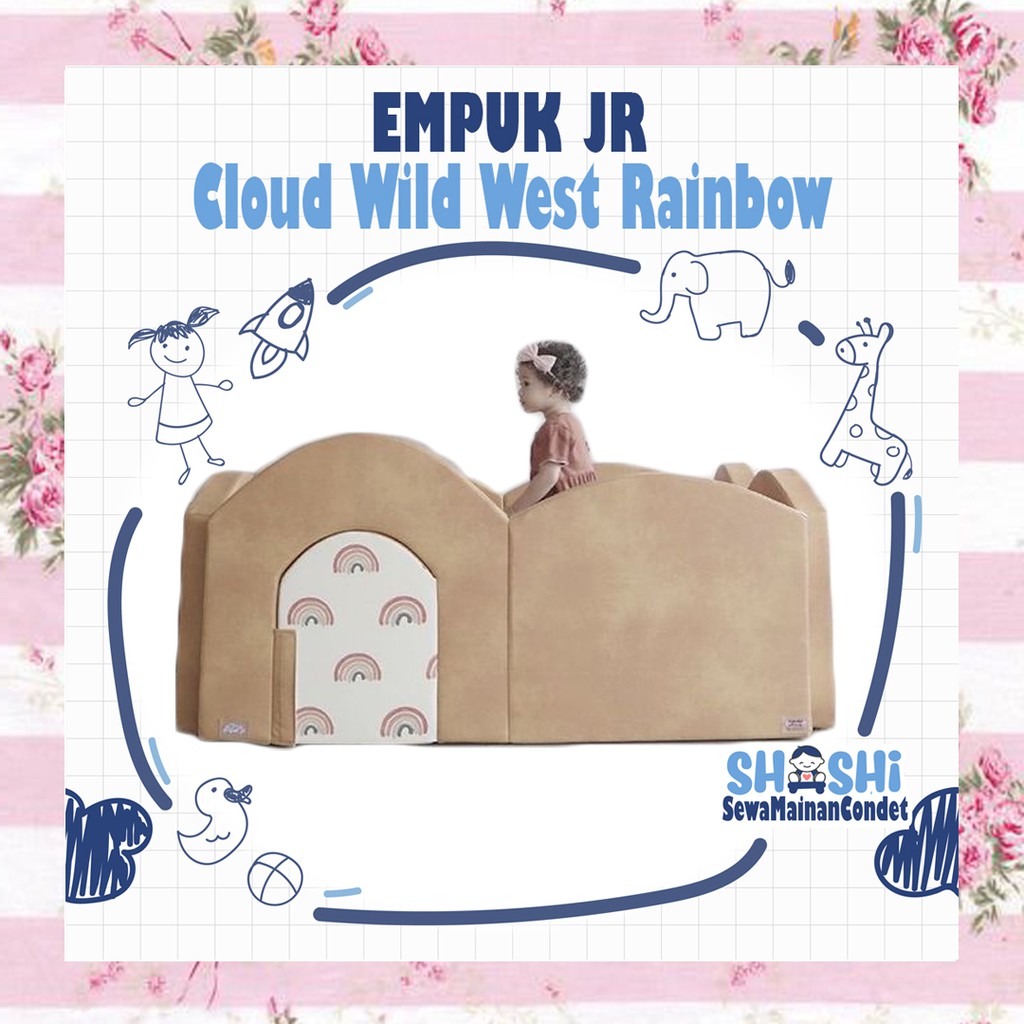 Sewa Empuk jr Cloud Wild West Rainbow