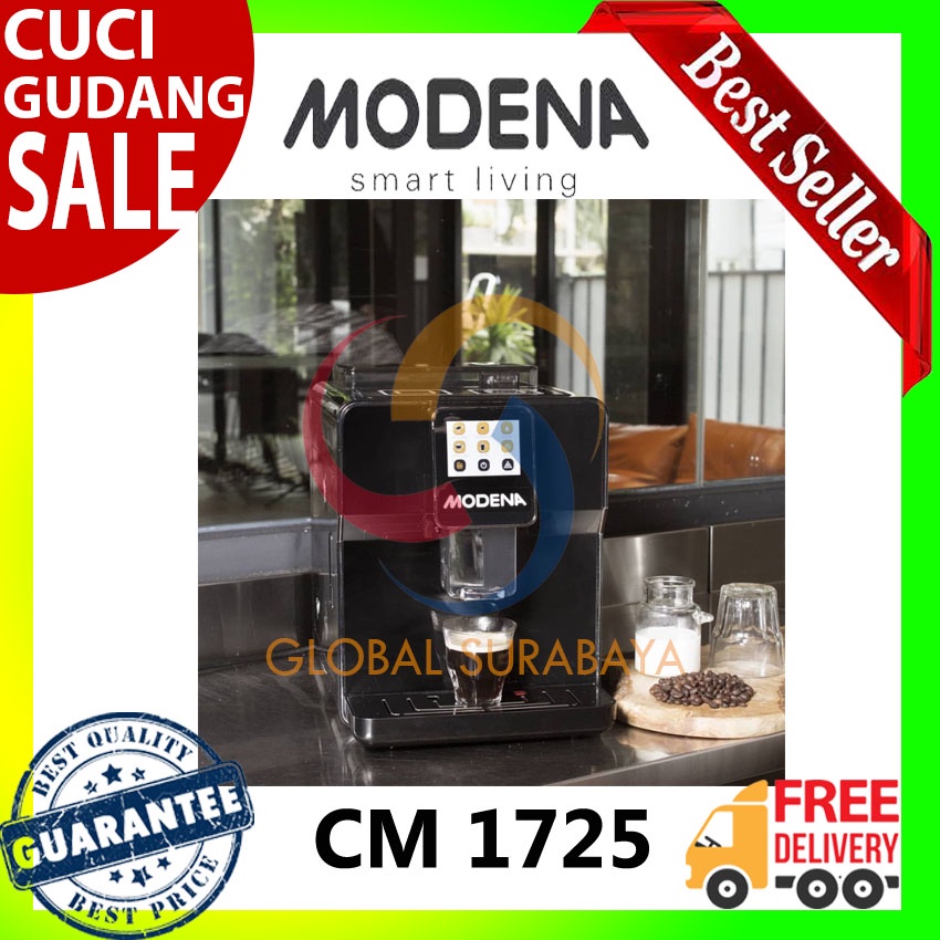 Full Automatic Coffee Machine Maker Mesin Kopi Otomatis Modena CM 1725