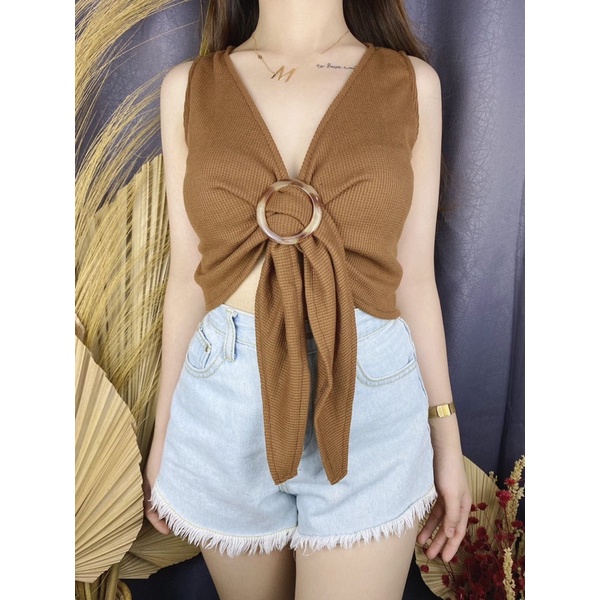 Croptop Pita Ring / Croptop Sexy / Croptop Korea