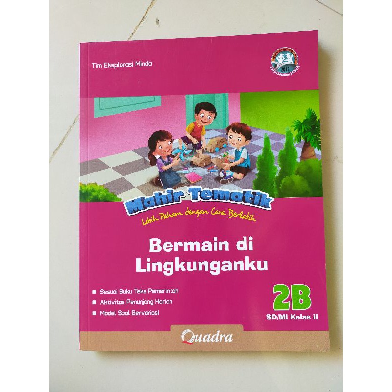 ORI satu paket buku mahir tematik K13 Quadra kelas 2 ABCD semester 1