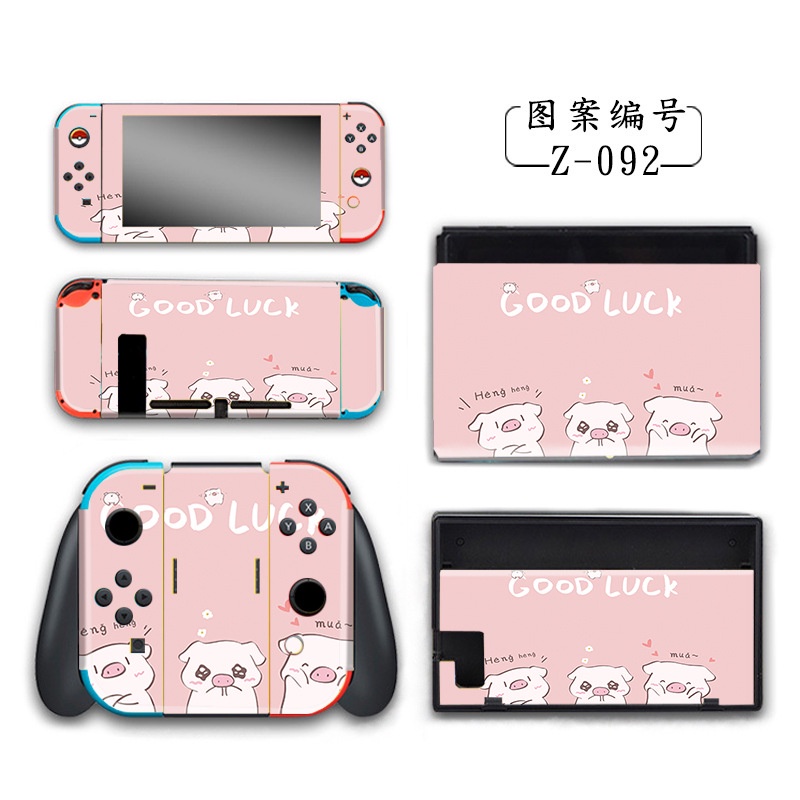 Stiker Pelindung Konsol Game Nintendo Switch Motif Kartun