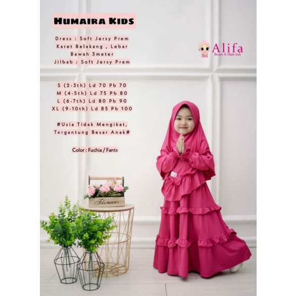 HUMAIRA KIDS SETELAN ANAK