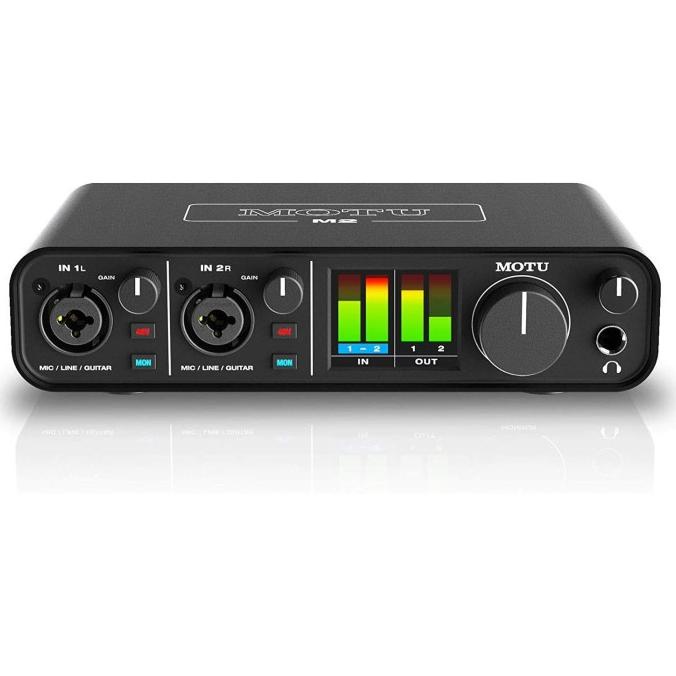 MOTU M2 - 2 in 2 out Audio Interface Type C with ESS Sabre32 Ultra DAC