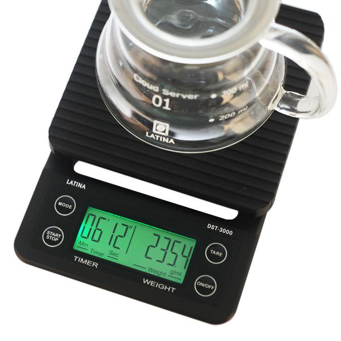 Jual Latina Newton Timer Coffee Scale Timbangan V Drip Kopi Kg Timbangan Dapur Indonesia