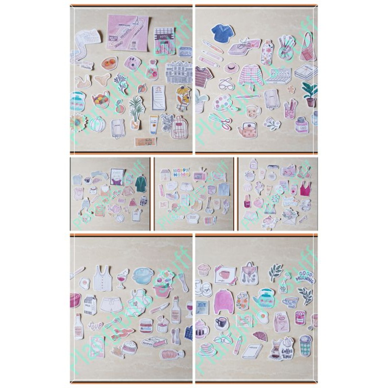 

Sticker Korean Collage for Planner/ Scrapbook/ BuJo/ Journal / DIY