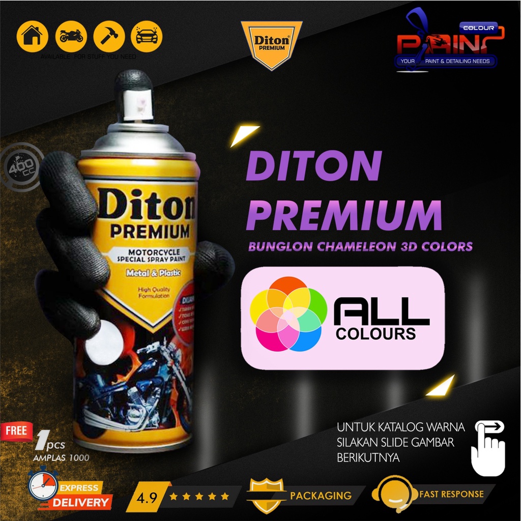 Cat Semprot DITON PREMIUM - Bunglon ALL COLOUR