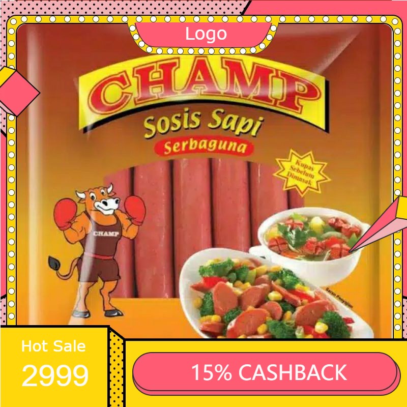 

RENGKEK SURABAYA - Champ Sosis Sapi - 375gr