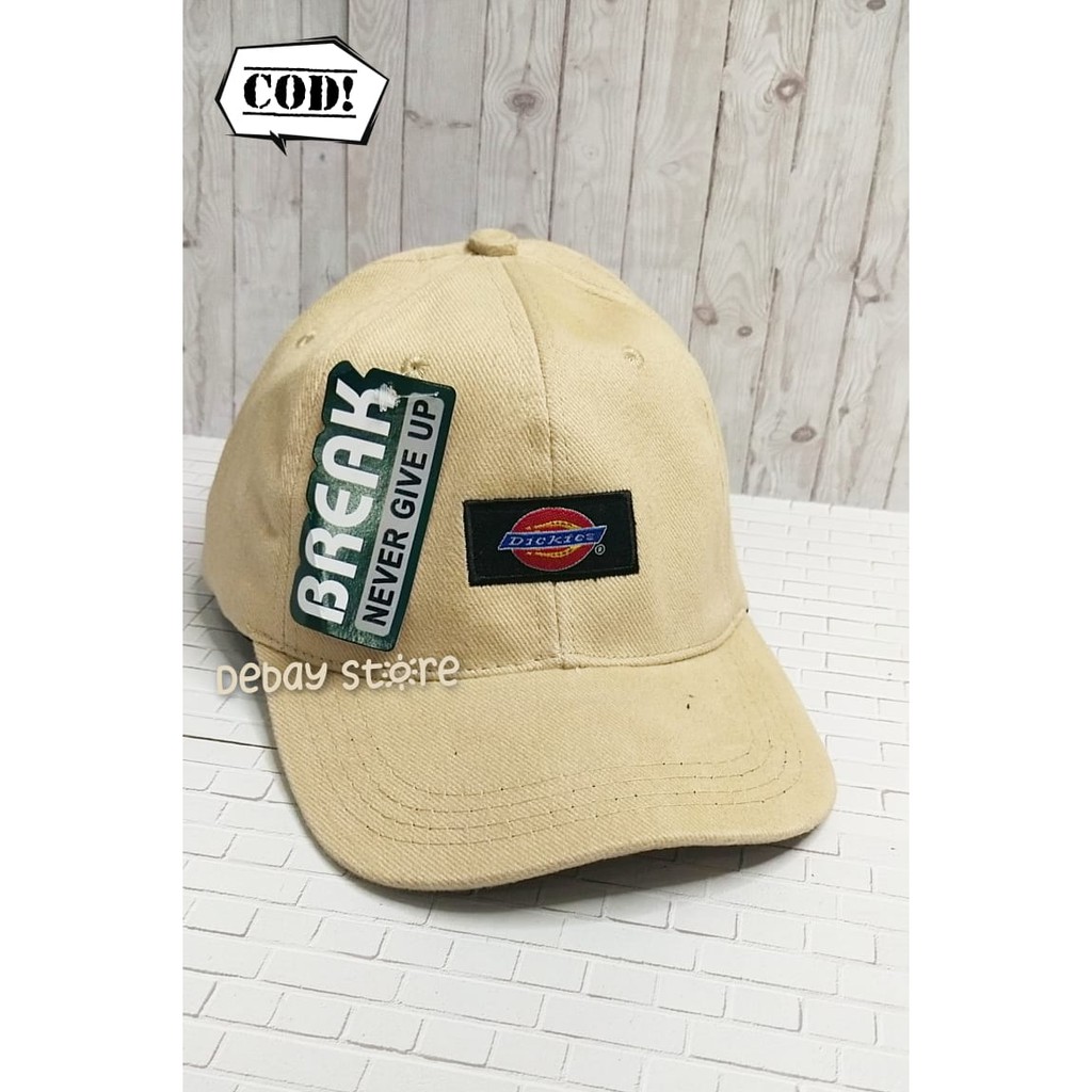 Topi baseball Dickies bahan raffel cakop besi