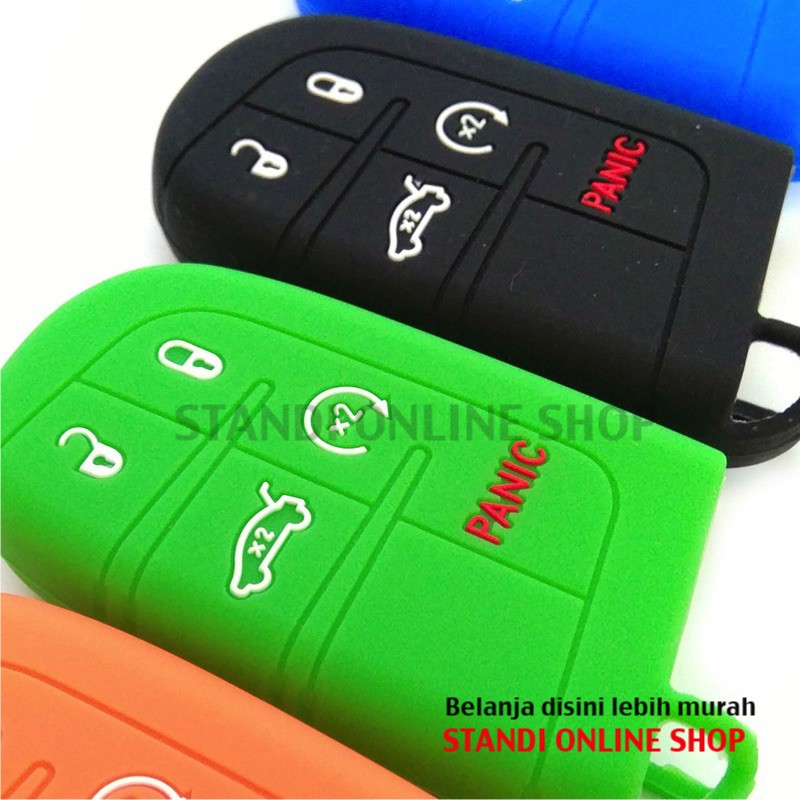 Kondom Kunci Silikon Remote Keyshirt JEEP CHEROKEE