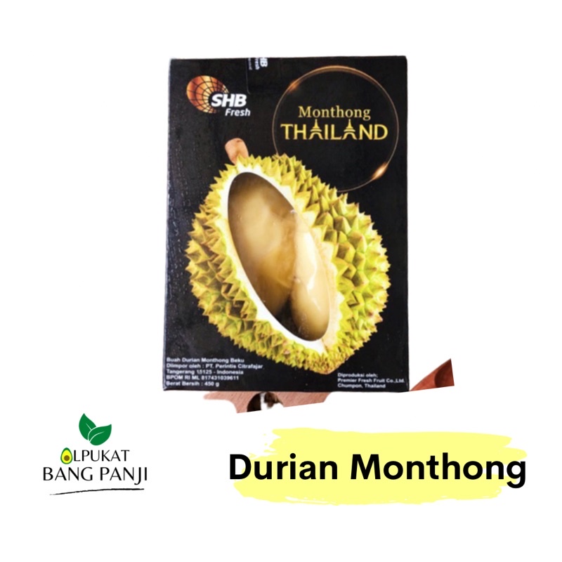 

ALPUKAT BANG PANJI - SHB Durian Monthong Thailand Frozen 450 g