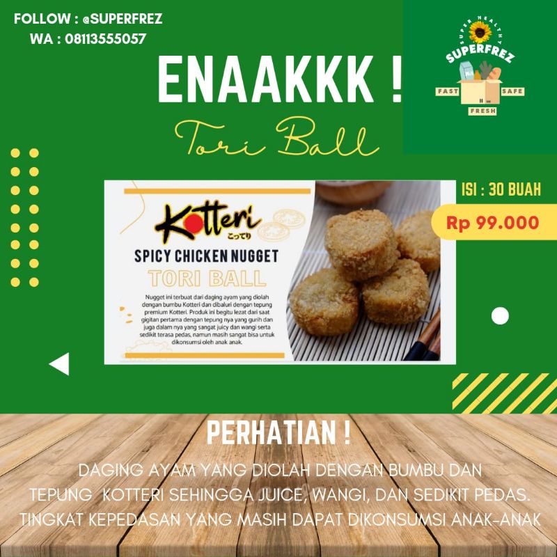 

Spicy Chicken Nuget Isi 30 pcs (Ukuran Super)