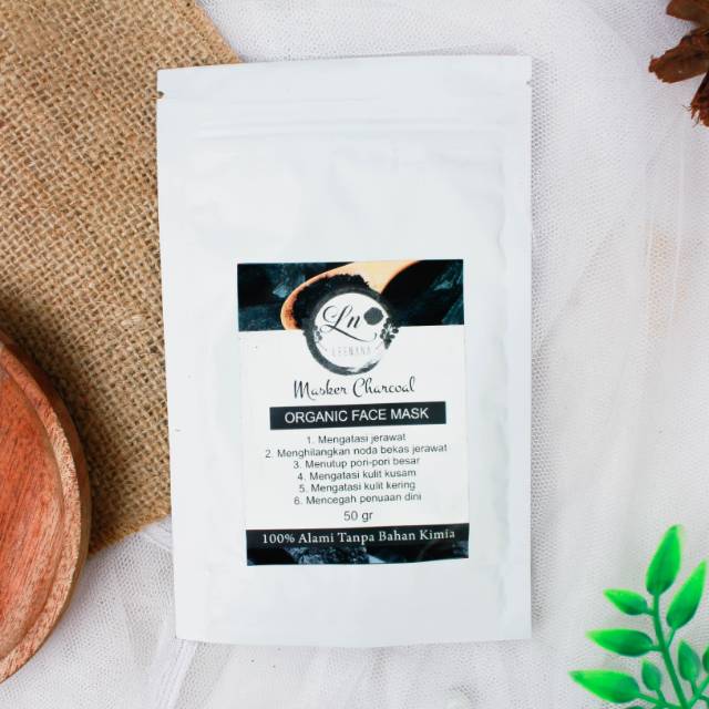 LN Organic Face Mask Charcoal