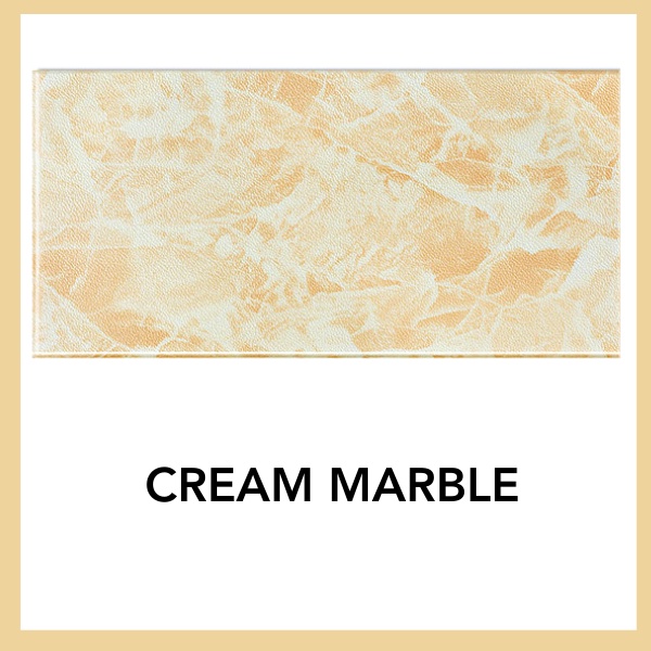 Jebelgrosir 511 COD  Wallpaper Dinding Foam 3D Kecil Motif Kayu / walpaper dinding Foam 50gr-CREAM MARBLE