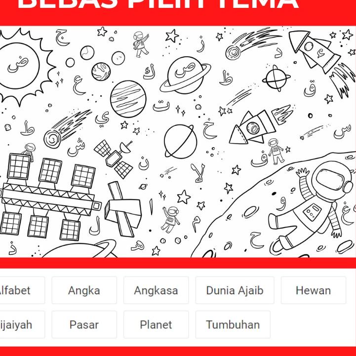 

Model Baru.. Giant Coloring Sheet